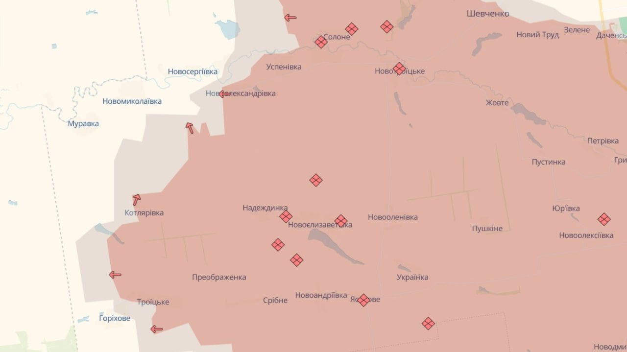 Карта бойових дій